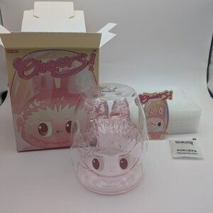 Labubu the Monsters Cheers! Double Walled Glass Cup - Romance